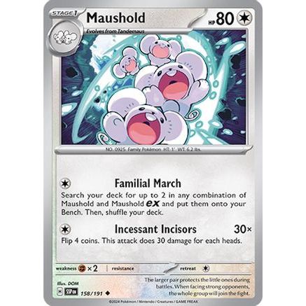Maushold 158 - SV08 Surging Sparks Reverse Holofoil