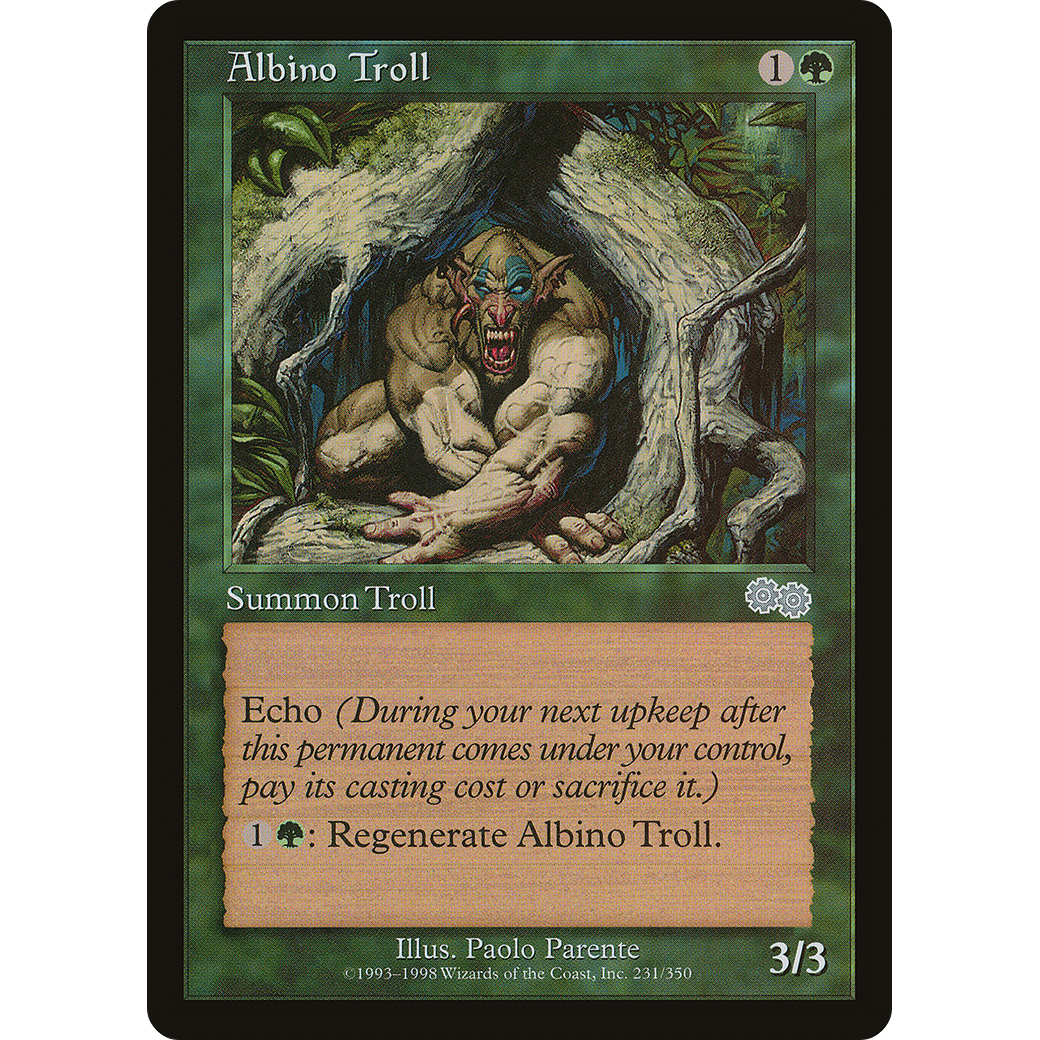 Albino Troll (USG-231) - Urza's Saga