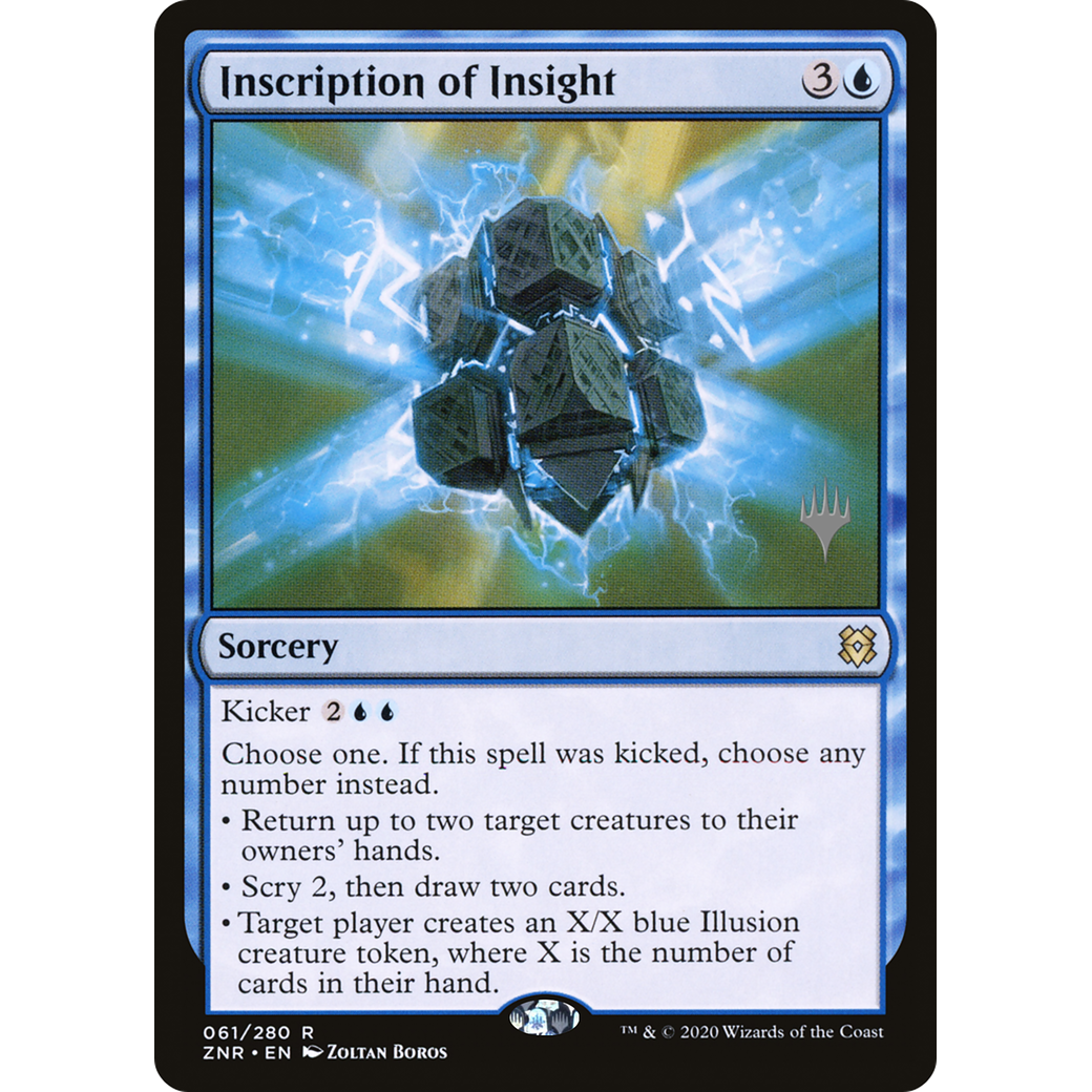 Inscription of Insight (PPZNR-061) - Zendikar Rising Promos
