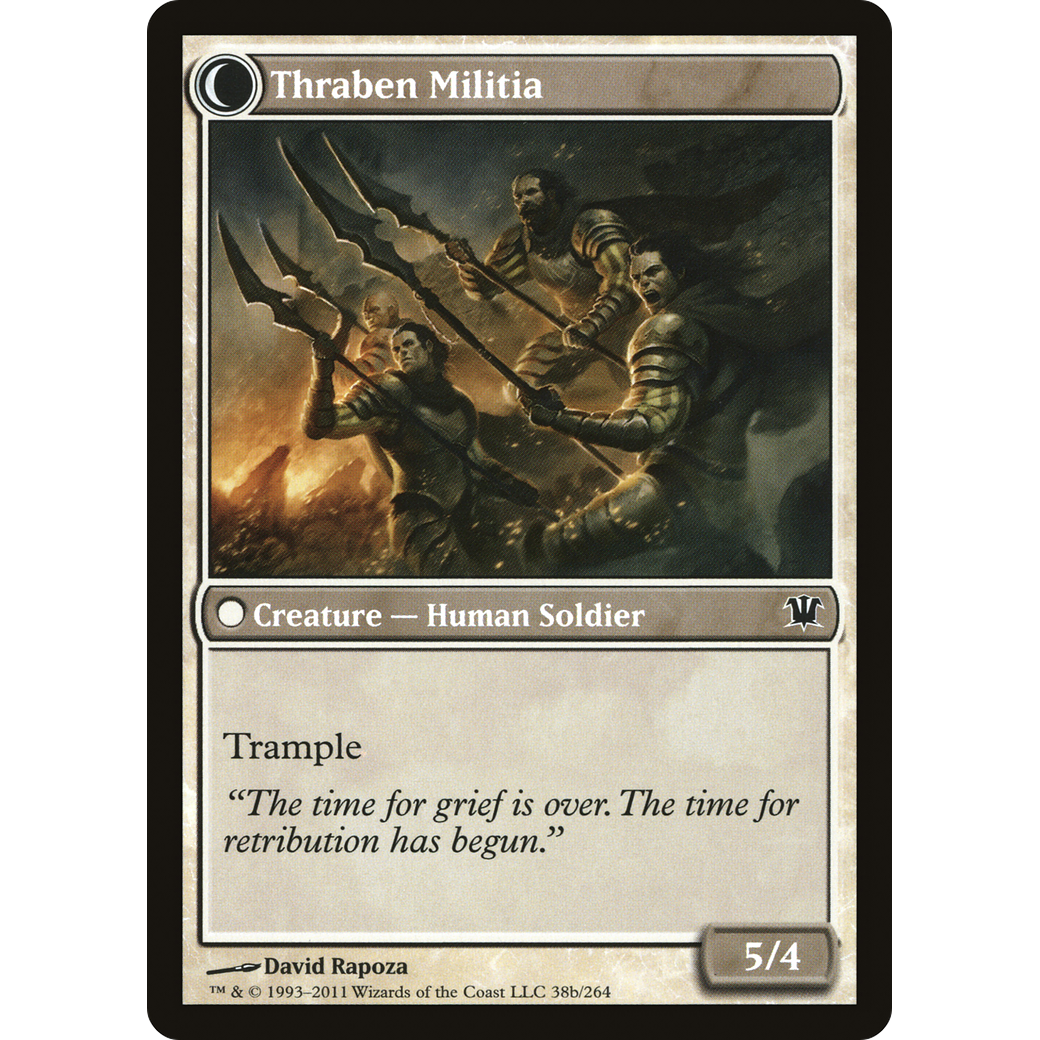 Thraben Sentry (ISD-038) - Innistrad: (Double Faced Transform) Foil