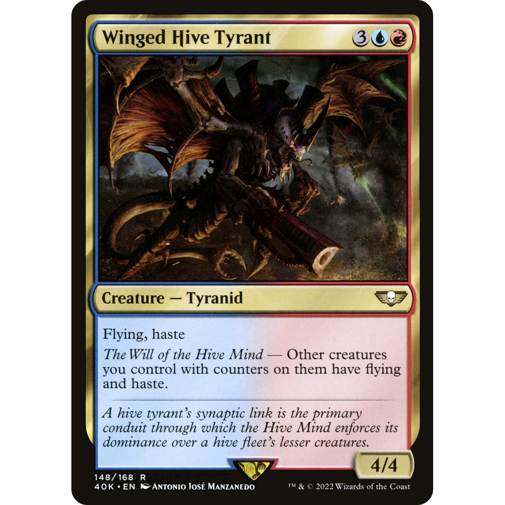 Winged Hive Tyrant (40K-148) - Warhammer 40,000 Commander