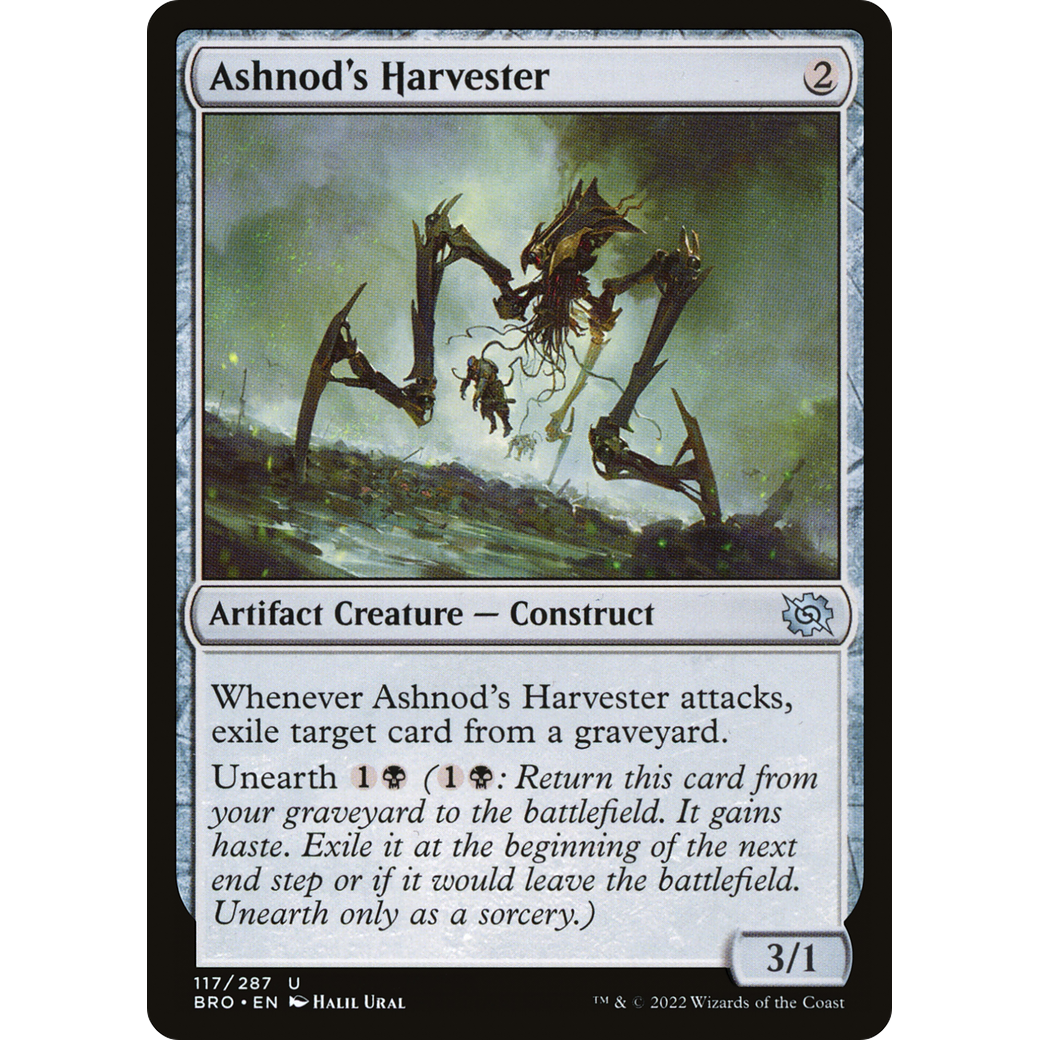 Ashnod's Harvester (BRO-117) - The Brothers' War Foil