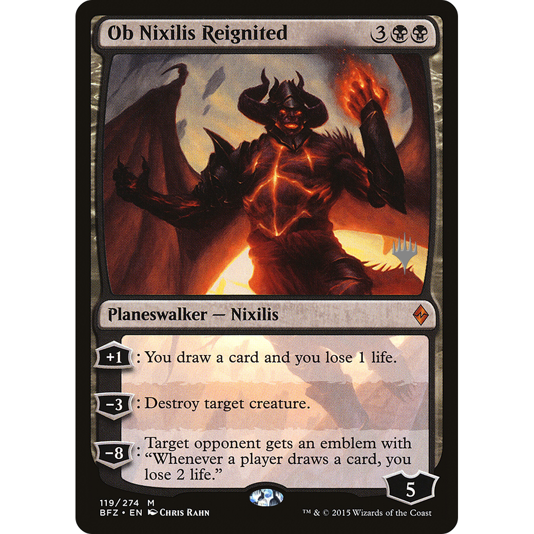 Ob Nixilis Reignited (PPM21-119) - Battle for Zendikar Promos