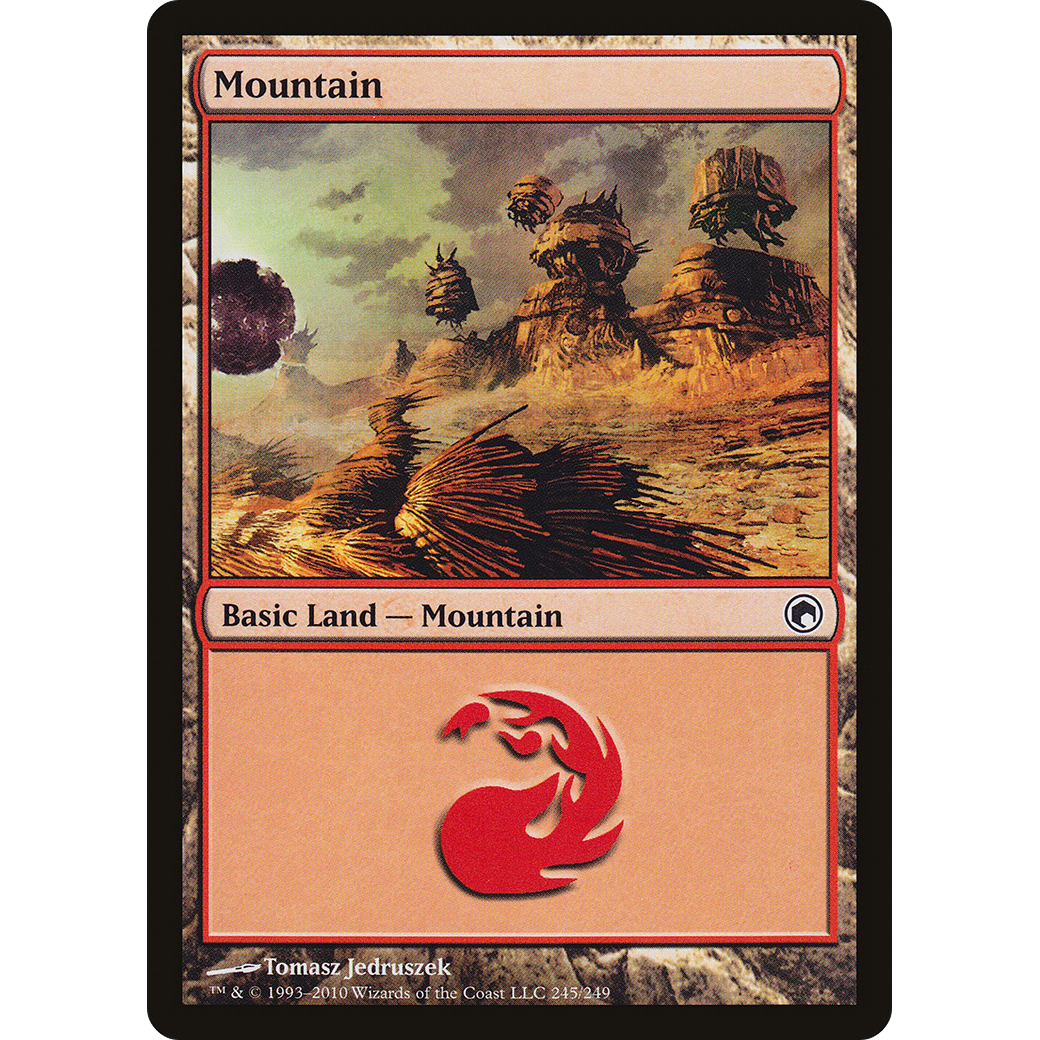 Mountain (245) (SOM-245) - Scars of Mirrodin