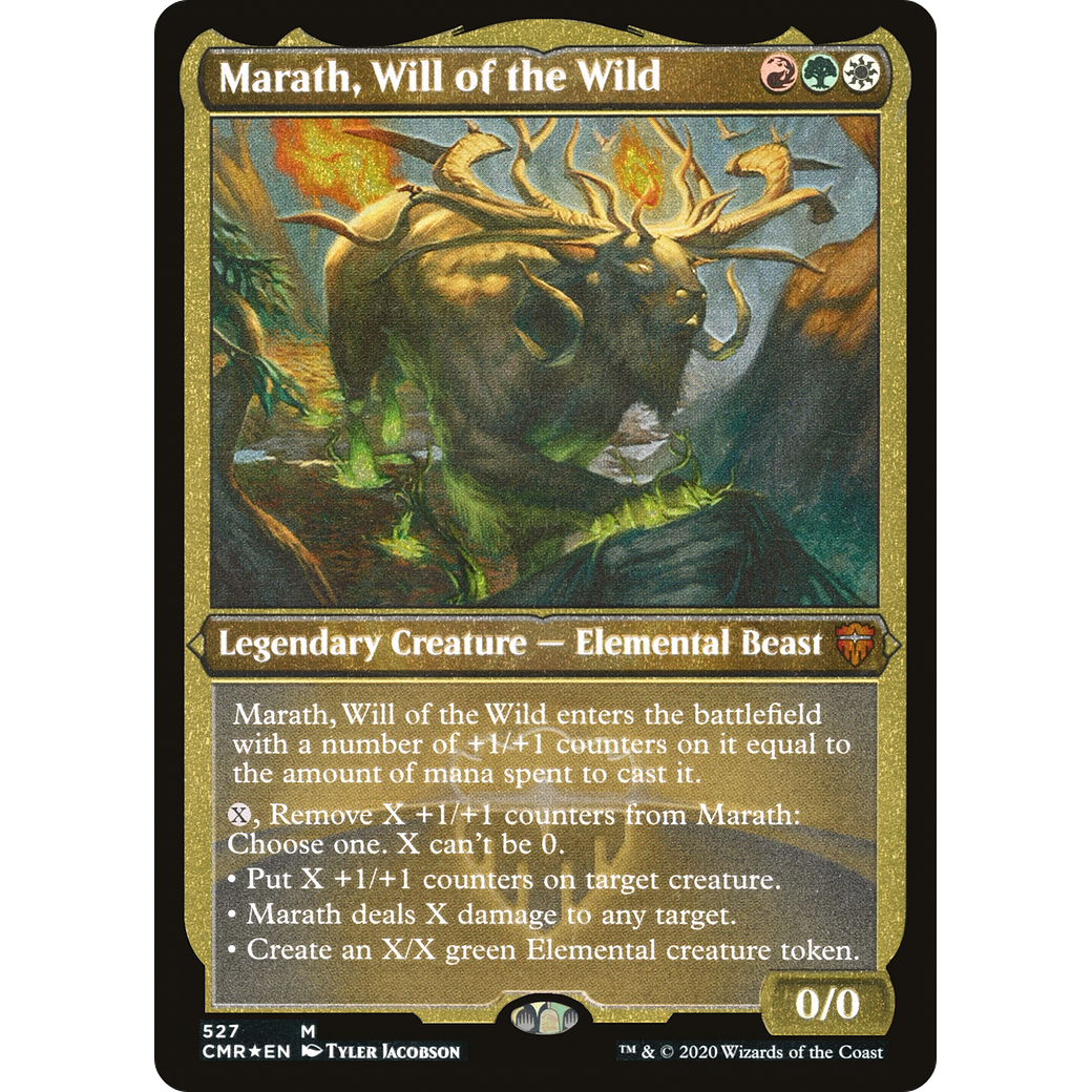 Marath, Will of the Wild (Foil Etched) (CMR-527) - Commander Legends Foil