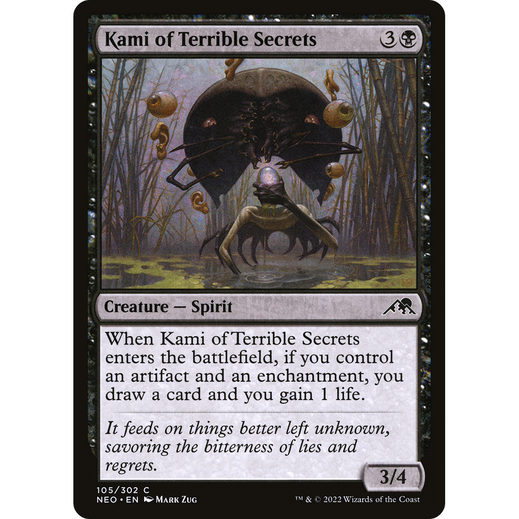 Kami of Terrible Secrets (NEO-105) - Kamigawa: Neon Dynasty