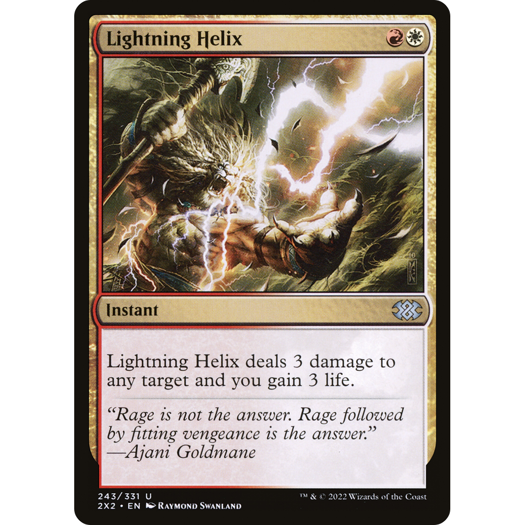 Lightning Helix (2X2-243) - Double Masters 2022 Foil
