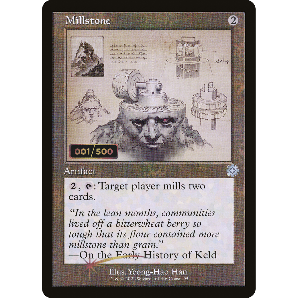 Millstone (Schematic) (Serial Numbered) (BRR-095) - The Brothers' War Retro Artifacts Foil