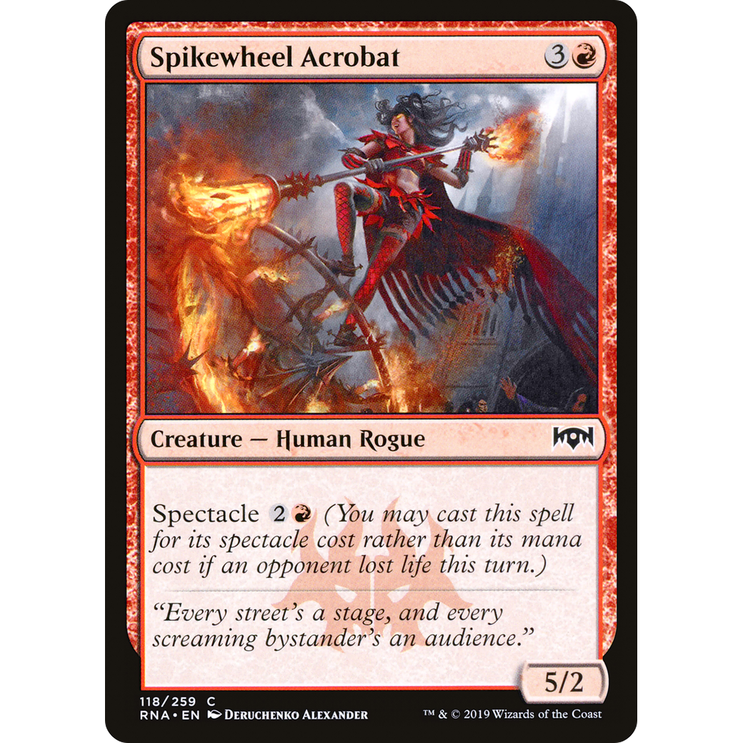 Spikewheel Acrobat (RNA-118) - Ravnica Allegiance