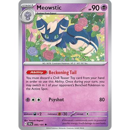 Meowstic 85 - SV08 Surging Sparks Reverse Holofoil