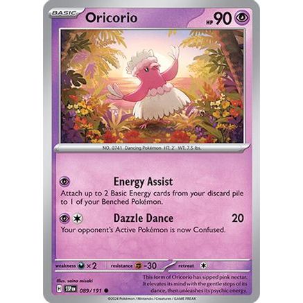 Oricorio - 089/191 89 - SV08 Surging Sparks Reverse Holofoil