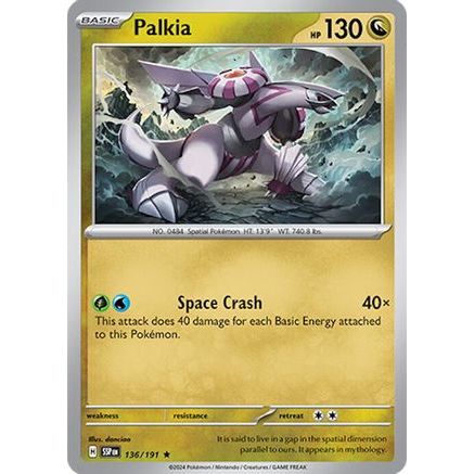 Palkia 136 - SV08 Surging Sparks Reverse Holofoil