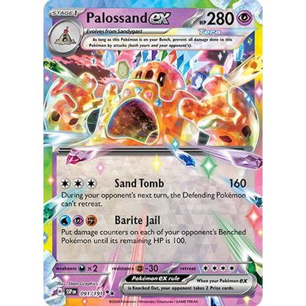 Palossand ex - 091/191 91 - SV08 Surging Sparks Holofoil