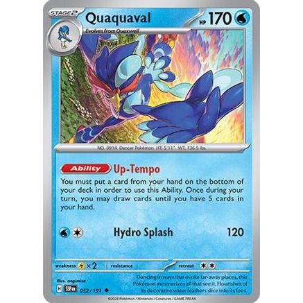 Quaquaval 52 - SV08 Surging Sparks Reverse Holofoil