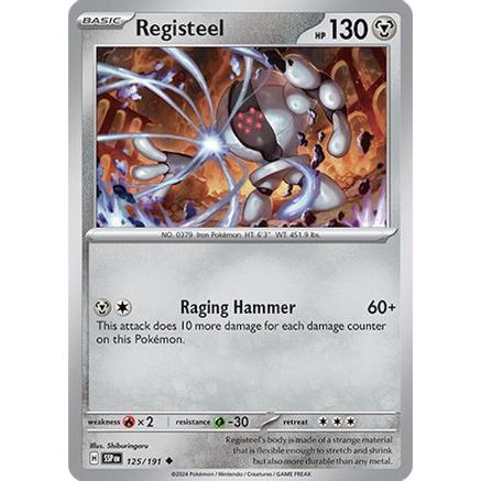 Registeel 125 - SV08 Surging Sparks Reverse Holofoil