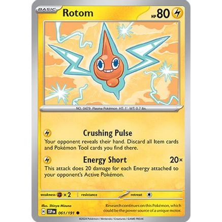 Rotom 61 - SV08 Surging Sparks Reverse Holofoil