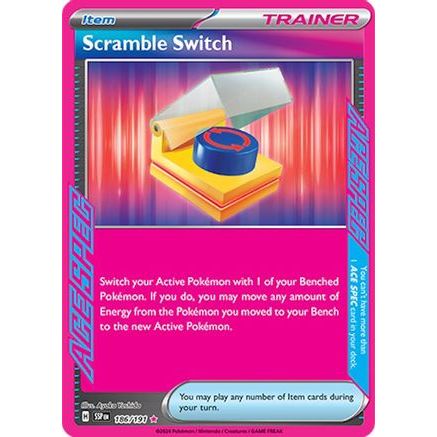Scramble Switch 186 - SV08 Surging Sparks Holofoil