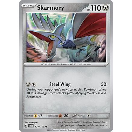 Skarmory - 124/191 124 - SV08 Surging Sparks