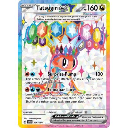 Tatsugiri ex - 226/191 226 - SV08 Surging Sparks Holofoil