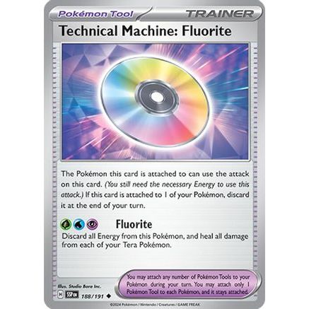Technical Machine: Fluorite 188 - SV08 Surging Sparks Reverse Holofoil