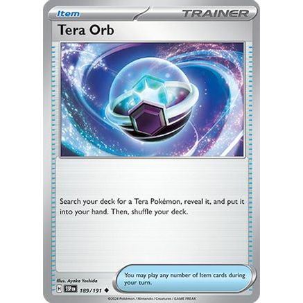 Tera Orb 189 - SV08 Surging Sparks Reverse Holofoil