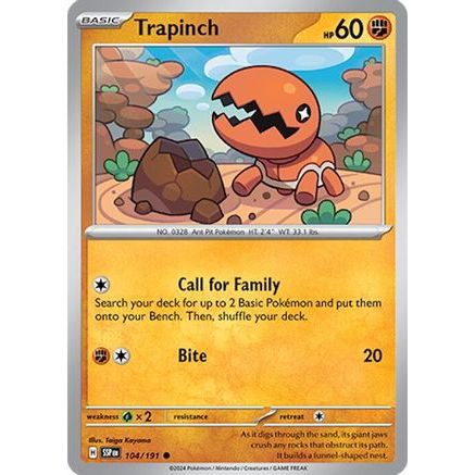 Trapinch 104 - SV08 Surging Sparks