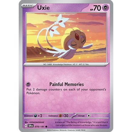 Uxie 78 - SV08 Surging Sparks Reverse Holofoil