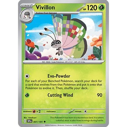 Vivillon - 007/191 7 - SV08 Surging Sparks