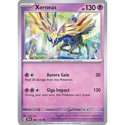 Xerneas 88 - SV08 Surging Sparks Reverse Holofoil