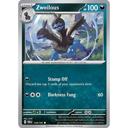 Zweilous 118 - SV08 Surging Sparks Reverse Holofoil