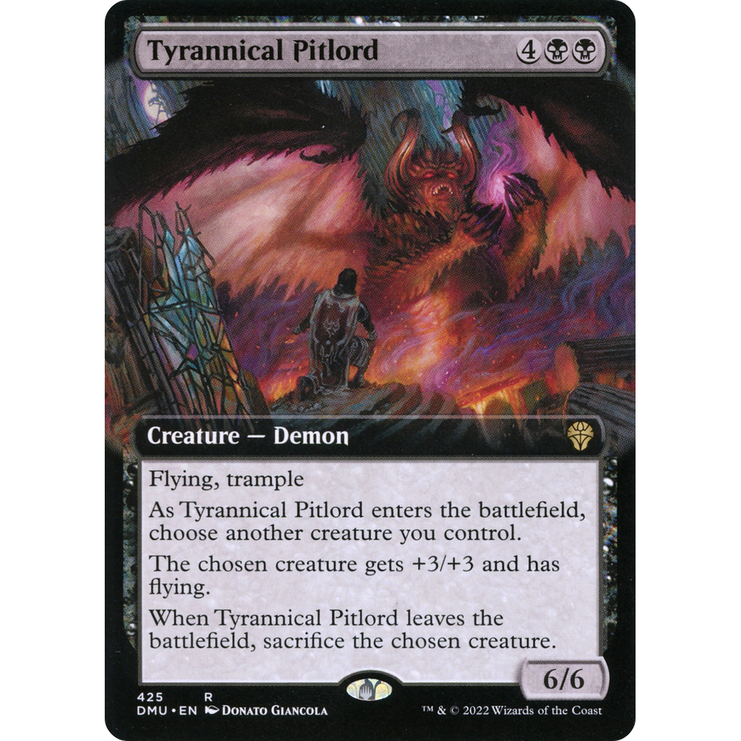 Tyrannical Pitlord (Extended Art) (DMU-425) - Dominaria United: (Extended Art)