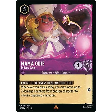Mama Odie - Solitary Sage (57/204) - Azurite Sea Cold Foil