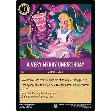 A Very Merry Unbirthday (60/204) - Azurite Sea Cold Foil