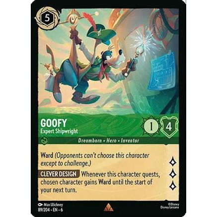 Goofy - Expert Shipwright (89/204) - Azurite Sea Cold Foil