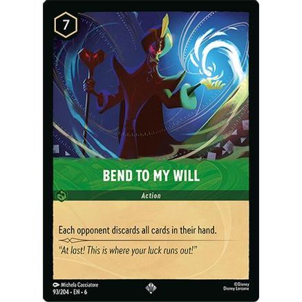 Bend to My Will (93/204) - Azurite Sea Cold Foil