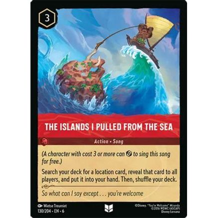 The Islands I Pulled From The Sea (130/204) - Azurite Sea Cold Foil
