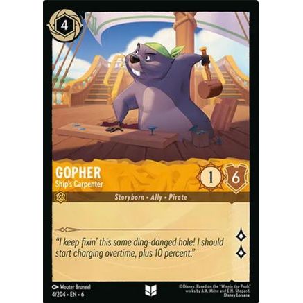 Gopher - Ship's Carpenter (4/204) - Azurite Sea