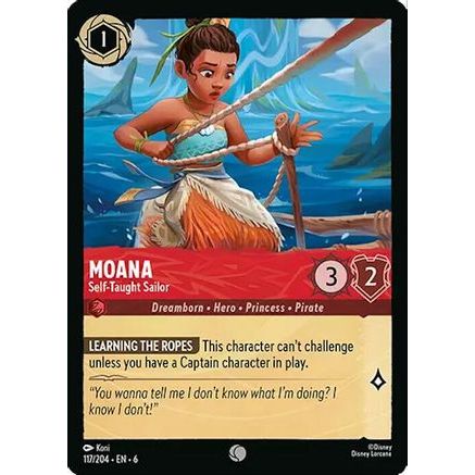 Moana - Self-Taught Sailor (117/204) - Azurite Sea Cold Foil