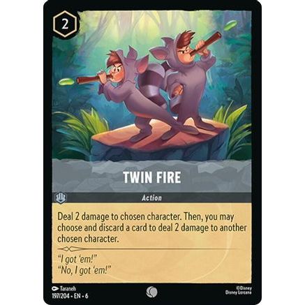 Twin Fire (197/204) - Azurite Sea Cold Foil
