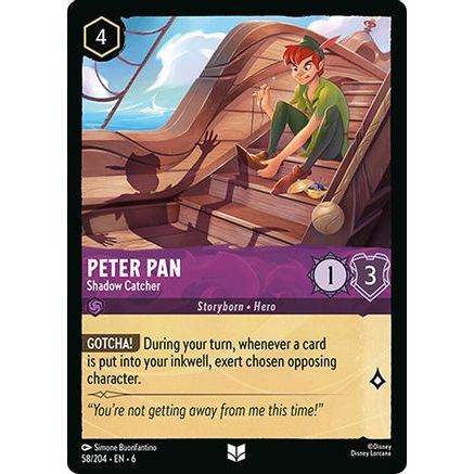 Peter Pan - Shadow Catcher (58/204) - Azurite Sea Cold Foil
