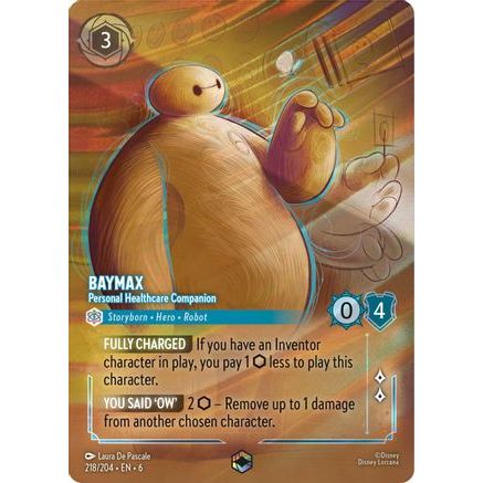 Baymax - Personal Healthcare Companion (Enchanted) (218/204) - Azurite Sea Holofoil