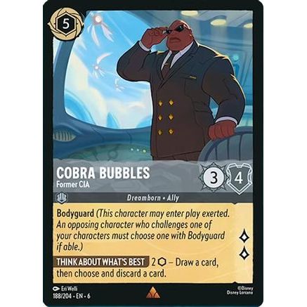 Cobra Bubbles - Former CIA (188/204) - Azurite Sea Cold Foil