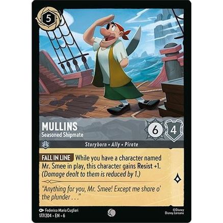Mullins - Seasoned Shipmate (177/204) - Azurite Sea Cold Foil