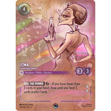 Yzma - Conniving Chemist (Enchanted) (209/204) - Azurite Sea Holofoil