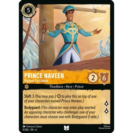 Prince Naveen - Vigilant First Mate (9/204) - Azurite Sea Cold Foil