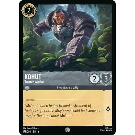 Kohut - Trusted Marine (178/204) - Azurite Sea Cold Foil
