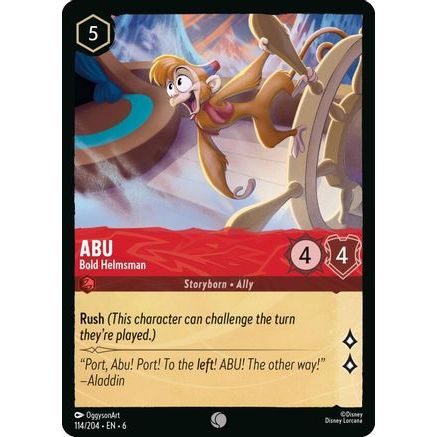 Abu - Bold Helmsman (114/204) - Azurite Sea Cold Foil
