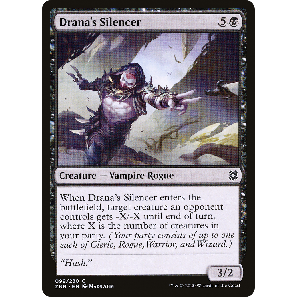 Drana's Silencer (ZNR-099) - Zendikar Rising