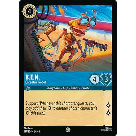 B.E.N. - Eccentric Robot (137/204) - Azurite Sea Cold Foil