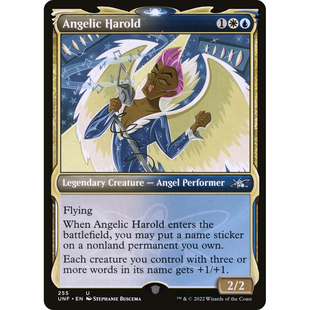 Angelic Harold (Showcase) (UNF-255) - Unfinity: (Showcase) Foil